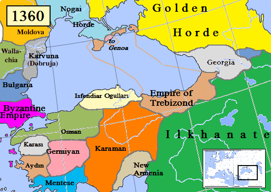 Empire Osman Trebizond 1360