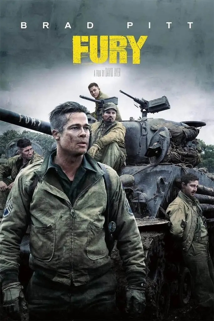 Fury - Best war movies of all time