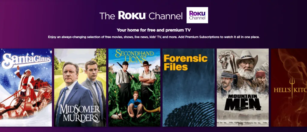 The ROKU Channel - Watching movies online