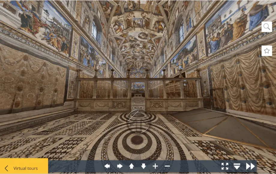 virtual tour of vatican museum and sistine chapel