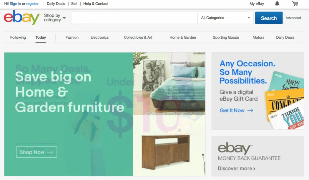 Ebay Online Shopping Site