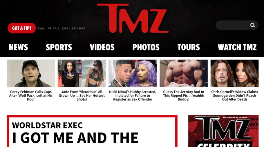 TMZ - Best Gossip Website